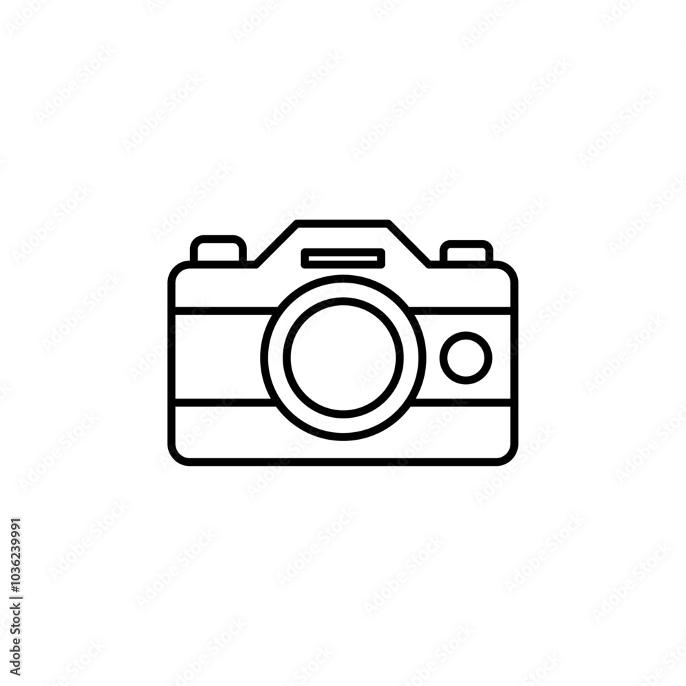 camera icon Flat logo isolated symbol camera icon Flat logo isolated symbol