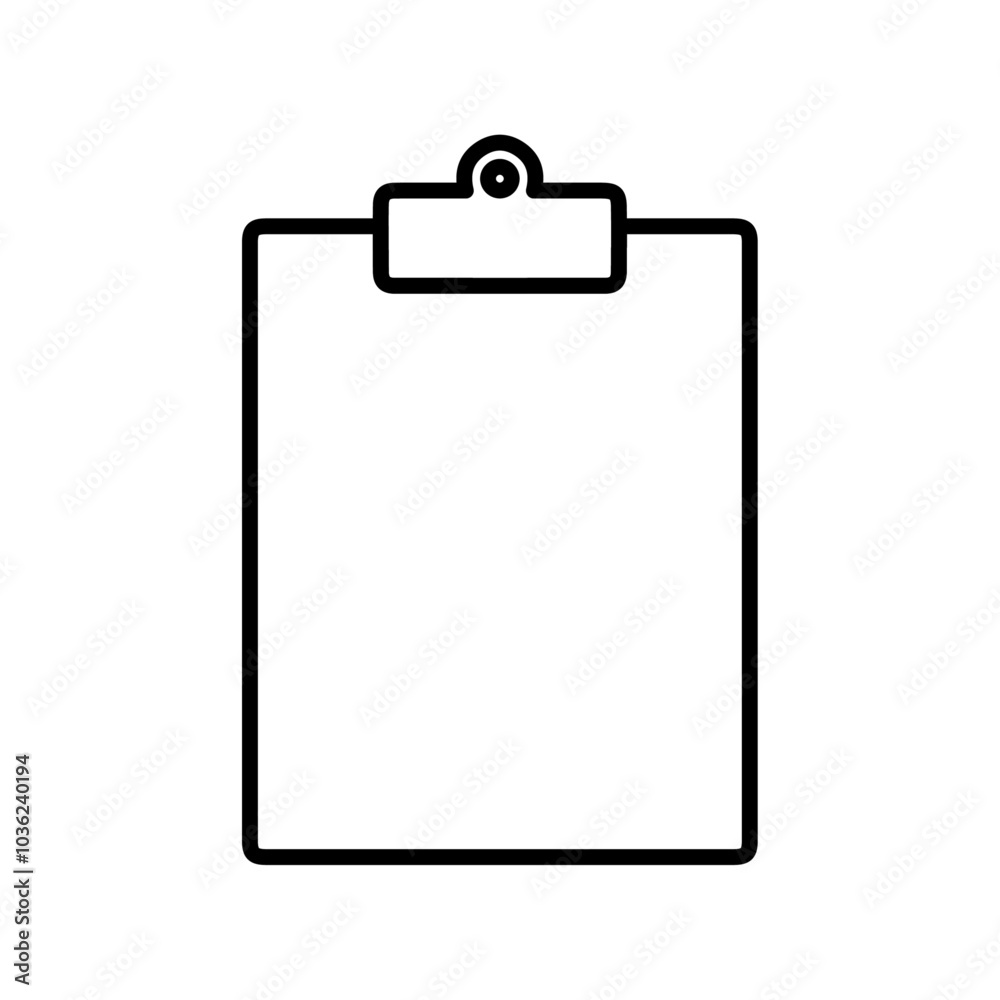 clipboard icon Flat logo isolated symbol clipboard icon Flat logo isolated symbol