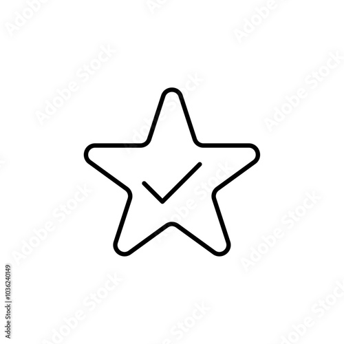 checkmark icon Flat logo isolated symbol