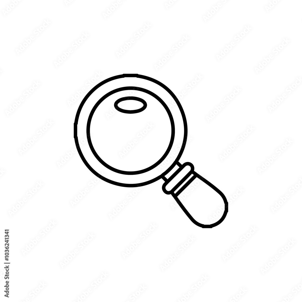 magnify icon Flat logo isolated symbol magnify icon Flat logo isolated symbol