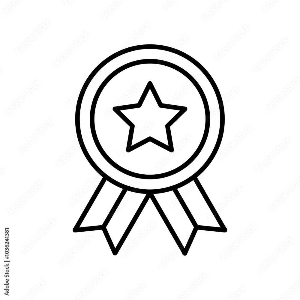 medal icon Flat logo isolated symbol medal icon Flat logo isolated symbol