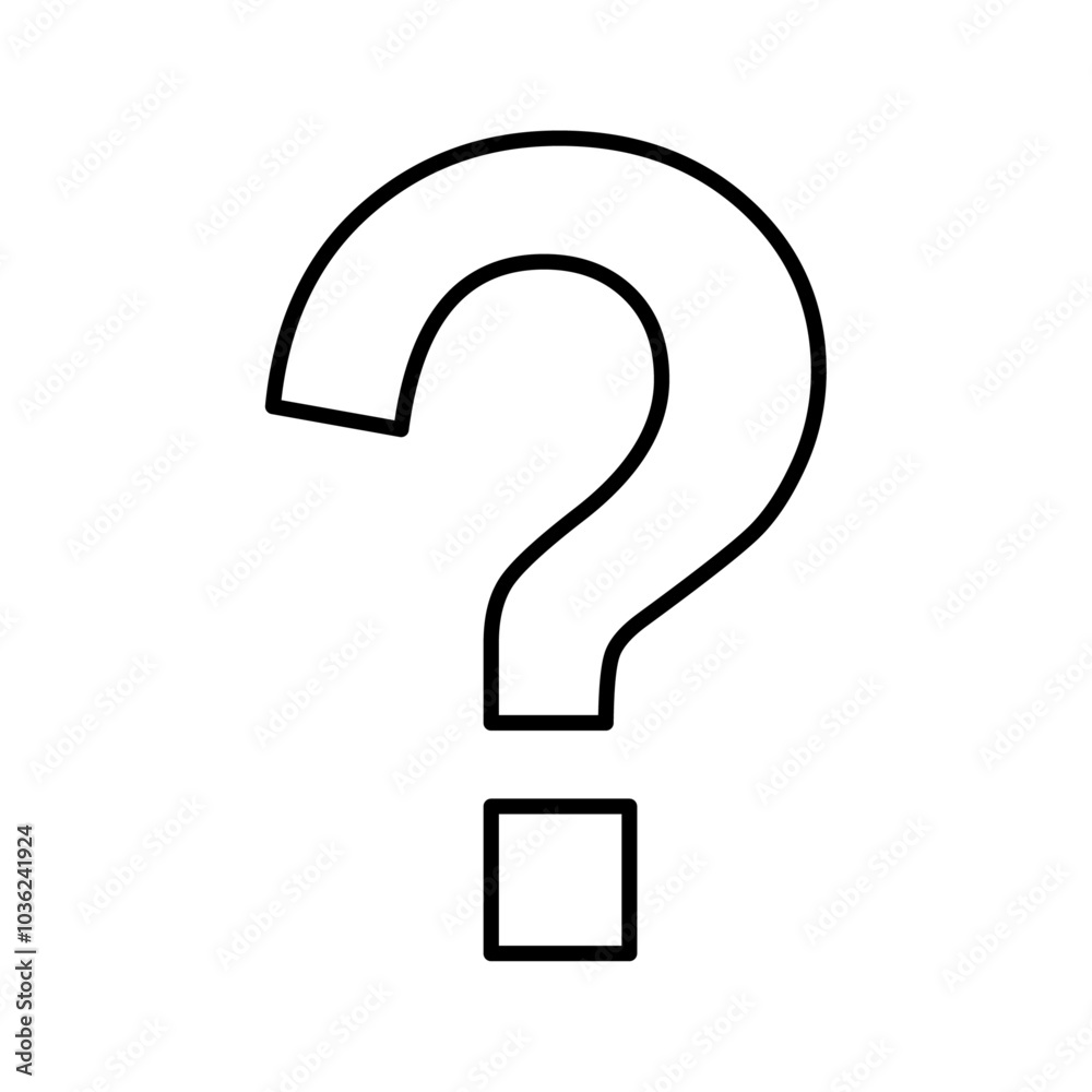 question icon Flat logo isolated symbol question icon Flat logo isolated symbol