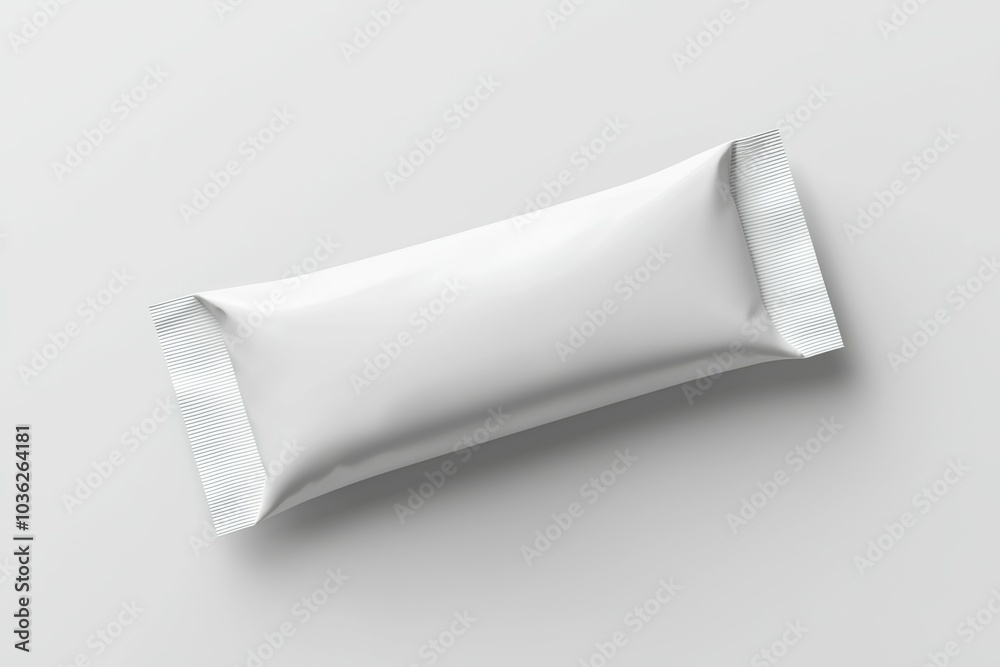 Simple white packaging displayed on a light background, emphasizing minimalistic design features Simple white packaging displayed on a light background, emphasizing minimalistic design features