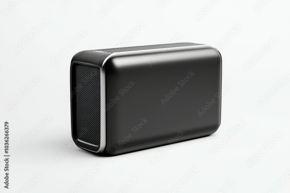 Modern portable speaker designed for exceptional sound quality and minimalist aesthetics for any setting Modern portable speaker designed for exceptional sound quality and minimalist aesthetics for any setting