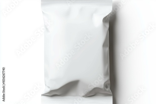 A white bag with no contents