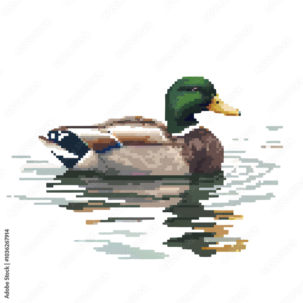 duck, bird, mallard, water, animal, nature, lake, pond, wildlife, ducks, green, feather, animals, drake, birds, wild, beak, waterfowl, swim, fowl, feathers, river, isolated, colorful, reflection