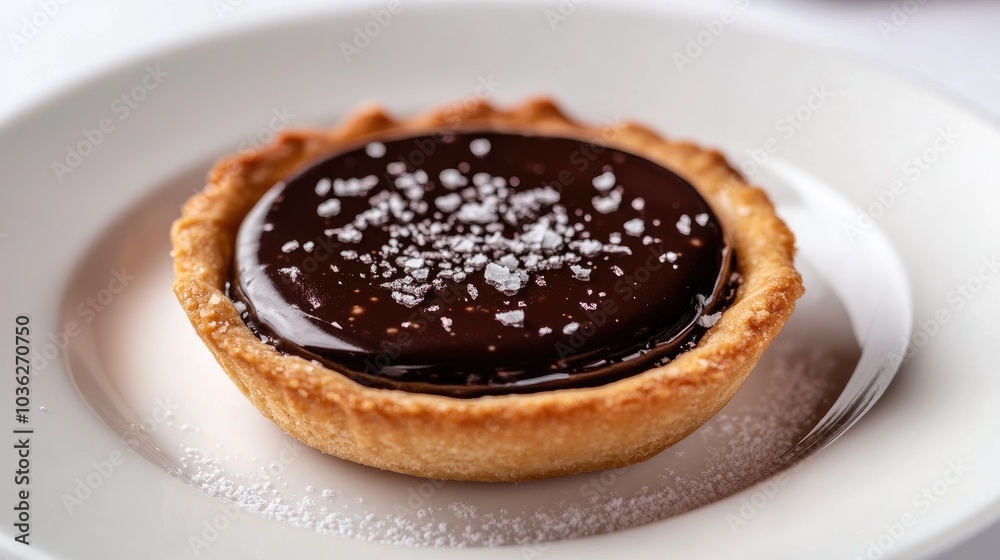 Decadent Chocolate Tart with Sea Salt Flakes Decadent Chocolate Tart with Sea Salt Flakes
