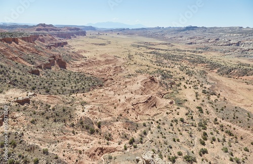 The stunning geological formations of Cathedral Valley in Capitol Reef National Park, Utah