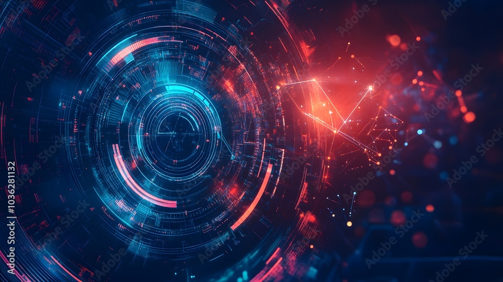 Abstract technology big data background concept. Abstract technology big data background concept.