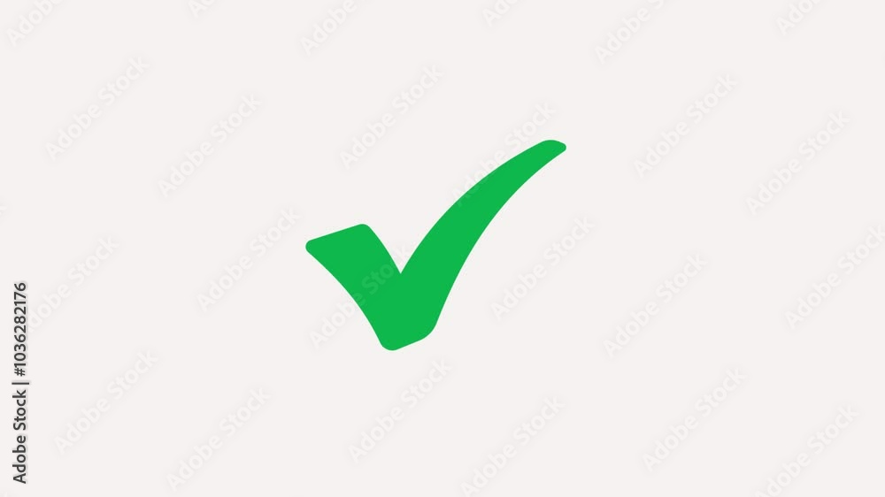 red checkmark animation and double check icon. Yes tick. Correct check mark symbol.
 Checkmark animation in a green circle. Check mark icon animation , right mark icon. Complete mark, vote check,