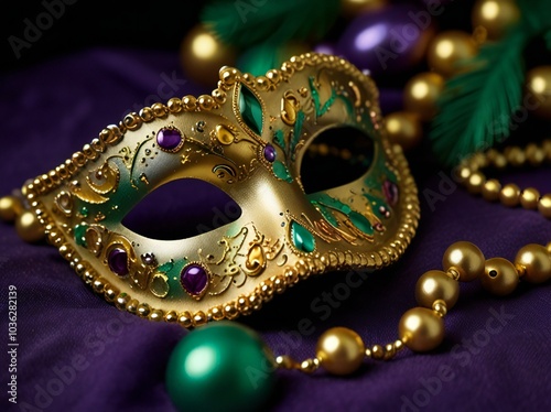 venetian carnival mask photo