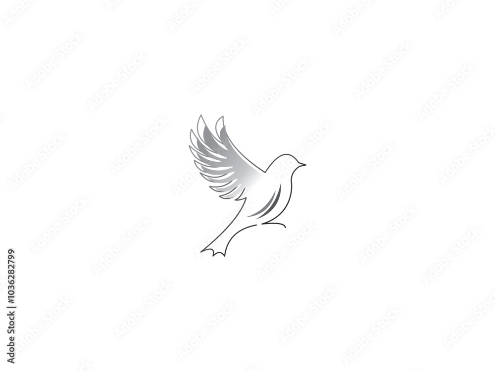 Obraz premium geometri bird 