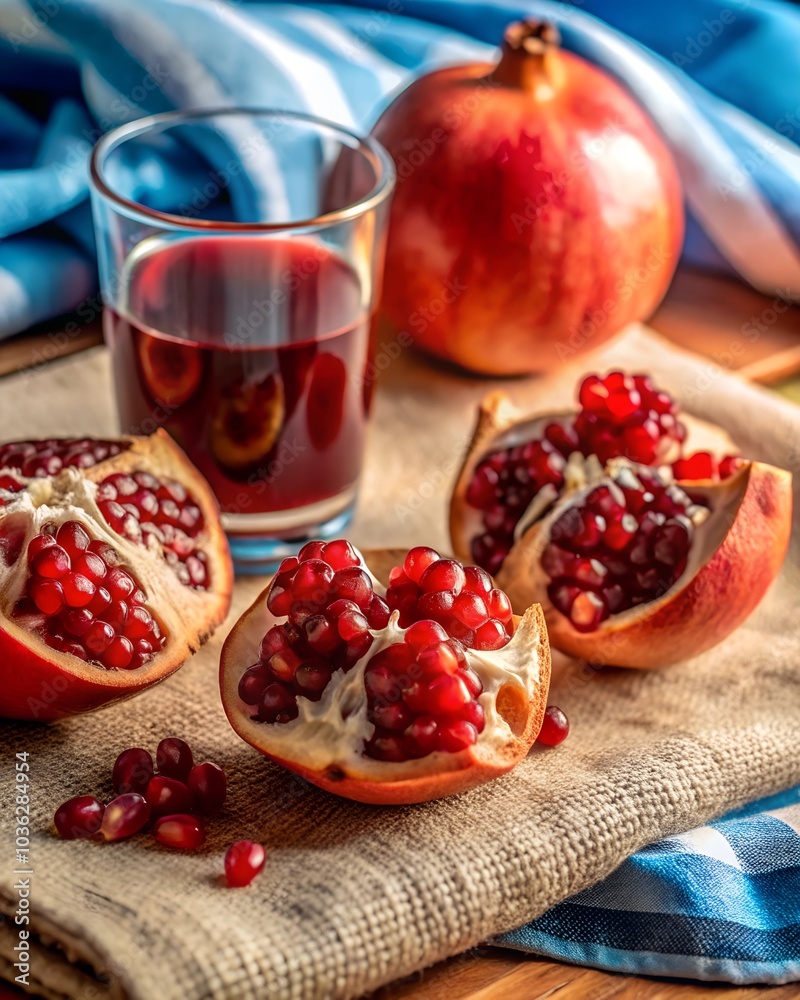 pomegranate juice and pomegranate pomegranate juice and pomegranate