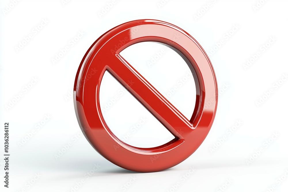 No entry sign displayed prominently in bright red, emphasizing restrictions in a clear and straightforward manner No entry sign displayed prominently in bright red, emphasizing restrictions in a clear and straightforward manner