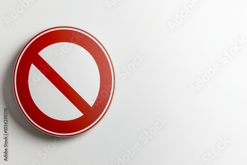 Free Download No entry sign displayed on a plain background indicating restricted access and safety measures - GFXLoad
