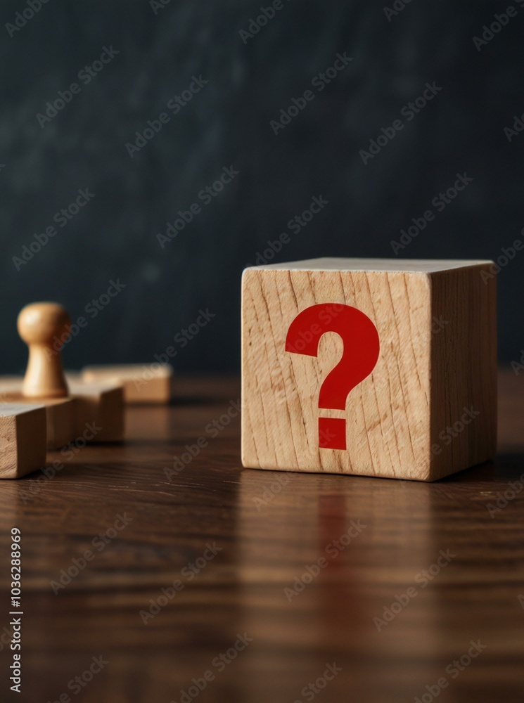 question mark on wooden board question mark on wooden board