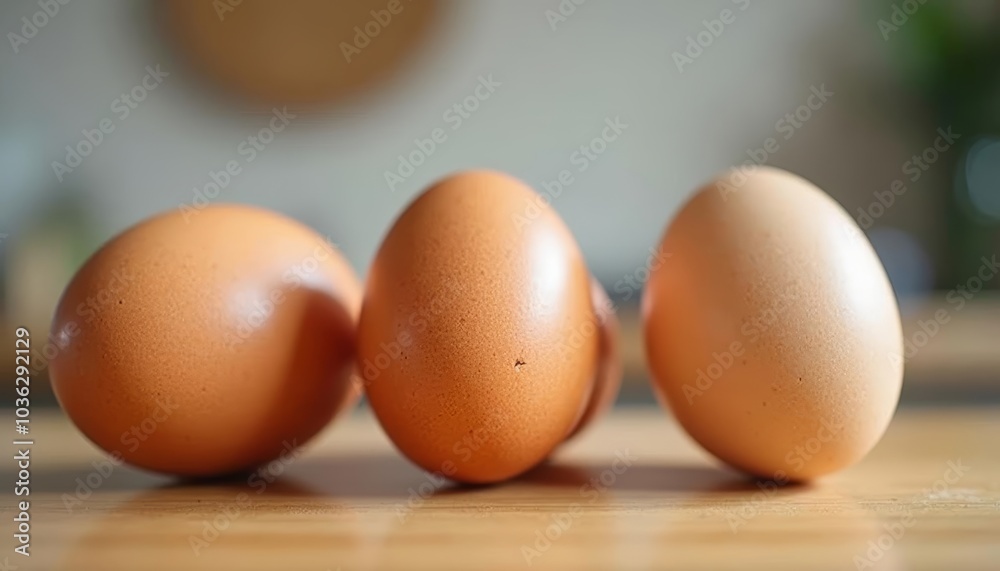 Freshly laid eggs ready for a delicious meal Freshly laid eggs ready for a delicious meal