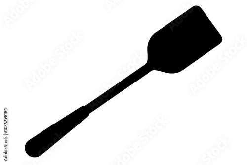 Spatula | isolated vector silhouette illustration on white background