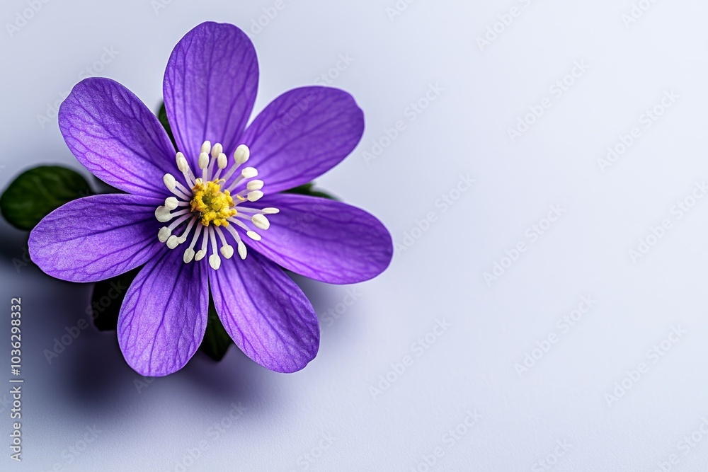Obraz premium A single Potentilla flower on a plain white background, showcasing its simple beauty