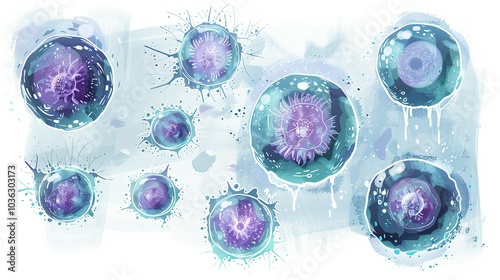Medical Science Education: Visualizing Mitosis From Interphase to Cytoplasmic Splitting photo