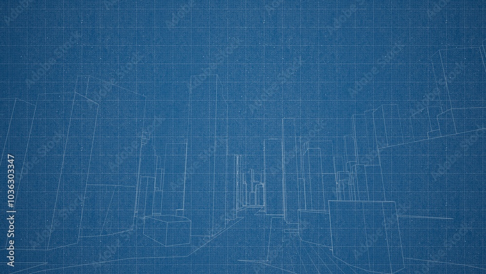 Technical drawing on a gradient background.Mechanical Engineering drawing Technical drawing on a gradient background.Mechanical Engineering drawing