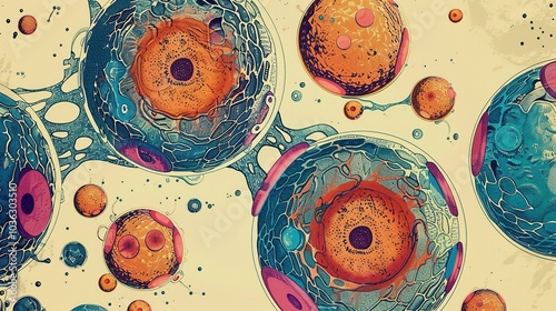 Medical Science Education: Visualizing Mitosis From Interphase to Cytoplasmic Splitting photo