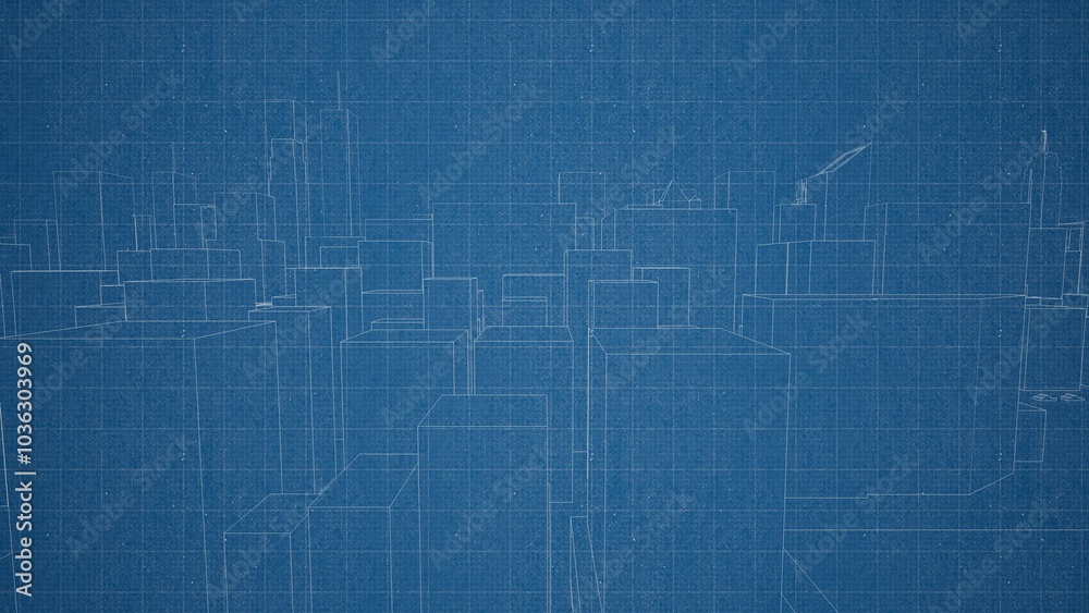 Technical drawing on a gradient background.Mechanical Engineering drawing