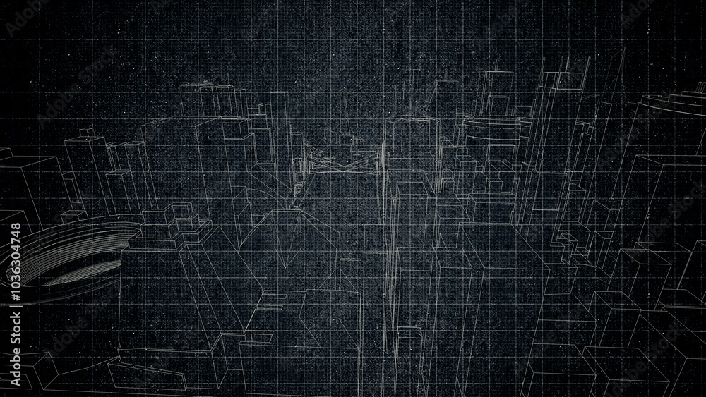 Technical drawing on a gradient background.Mechanical Engineering drawing Technical drawing on a gradient background.Mechanical Engineering drawing