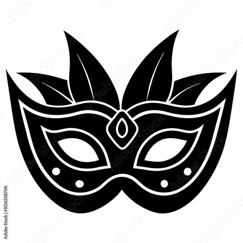 carnival mask vector illustration