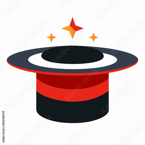 magic hat with wand