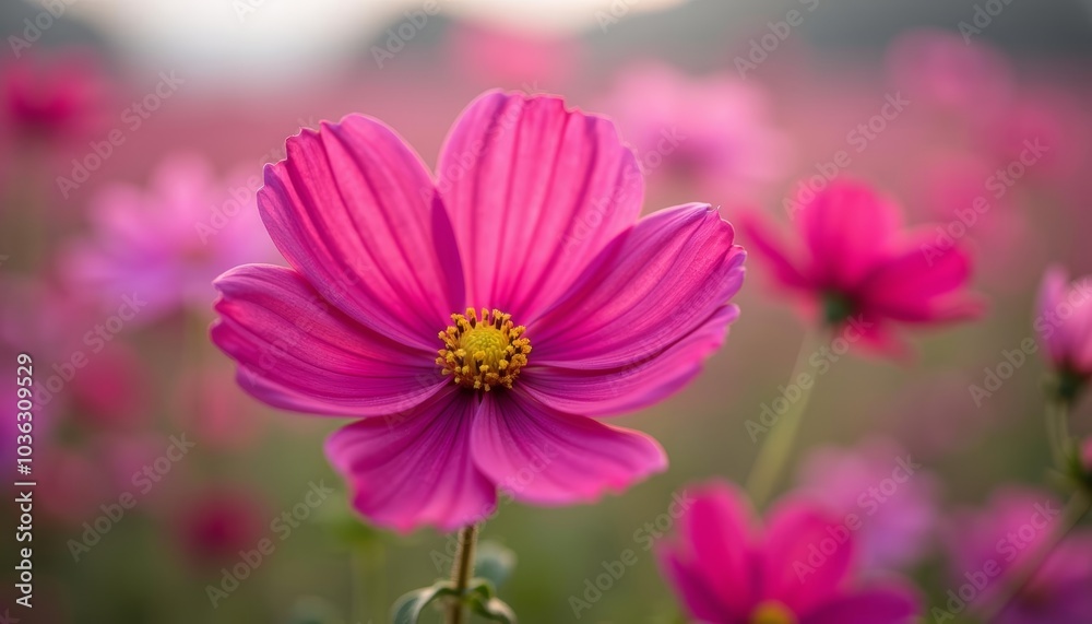 Blooming beauty in a sea of pink Blooming beauty in a sea of pink