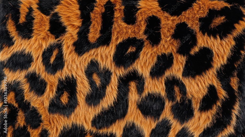 Close-up of a leopard print pattern showcasing orange and black fur textures. Close-up of a leopard print pattern showcasing orange and black fur textures.