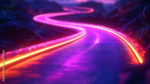 Vibrant Quantum Communication Network Visualization