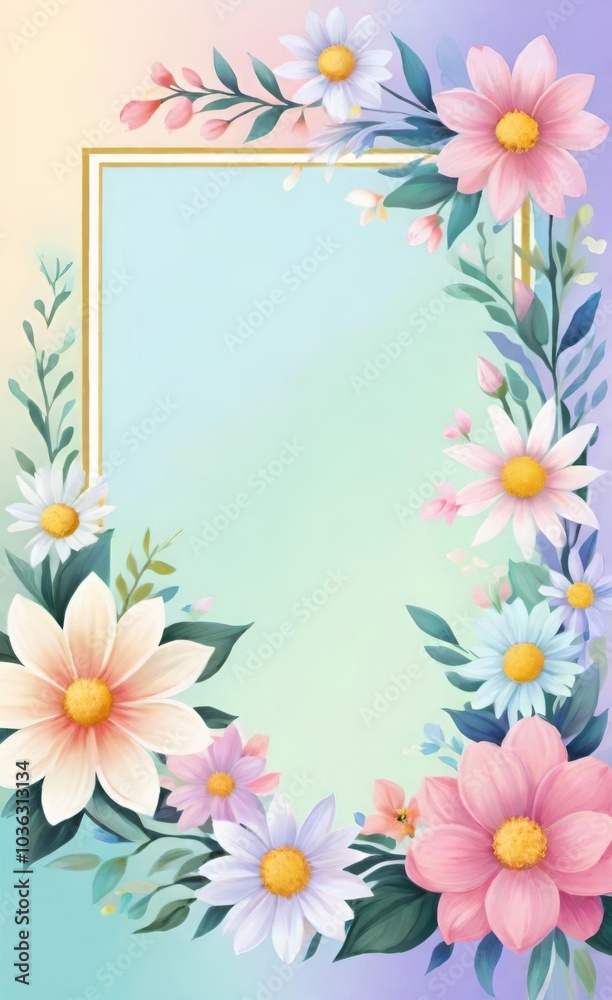 frame of flowers frame of flowers