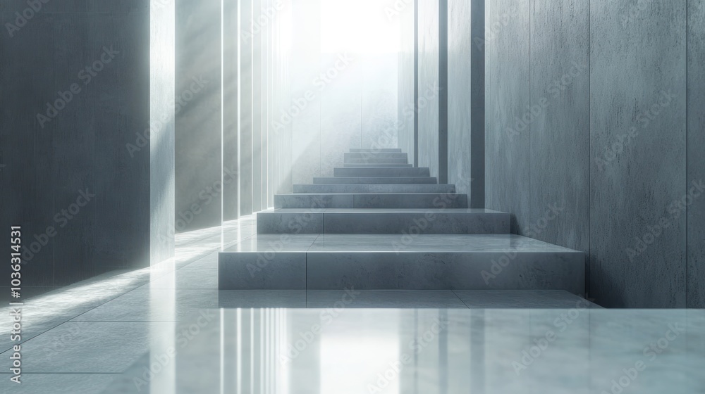 Abstract Concrete Stairs Abstract Concrete Stairs