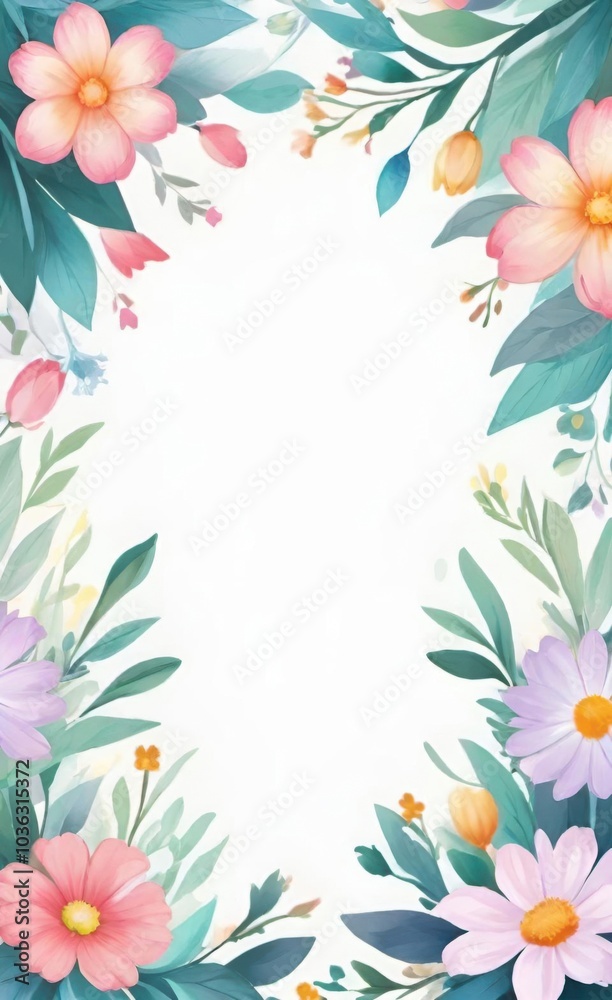 frame of flowers frame of flowers
