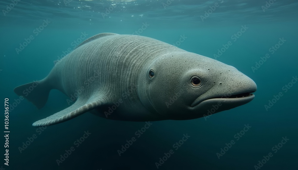Fototapeta premium Majestic marine life in the depths