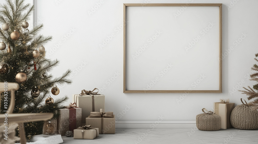 Christmas themed room walls and props Christmas themed room walls and props