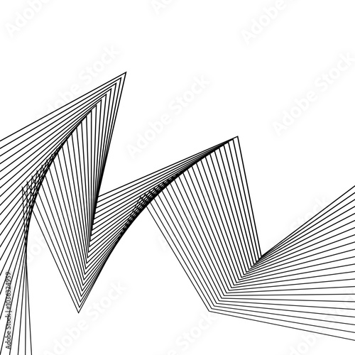 Black line Vector illustration on white background.