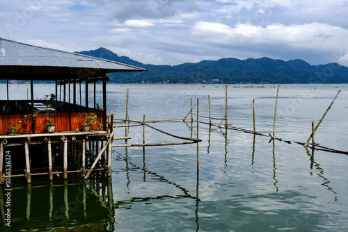 Indonesia Manado - Minahasa Regency - Lake Tondano - Astomi Restaurant photo