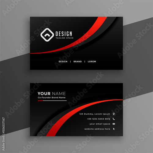 modern business visiting card template a ready to print design