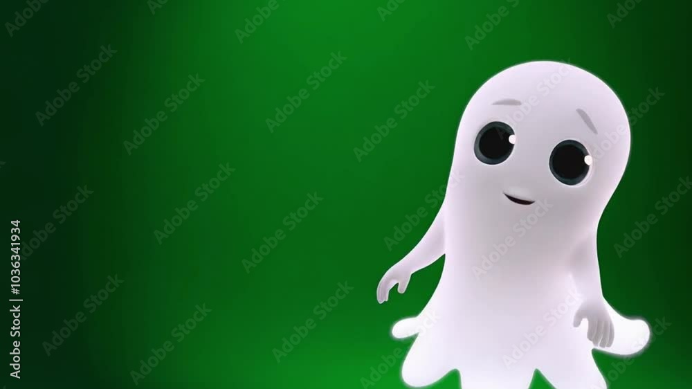Ghost on Green Screen for Spooky Video Effects