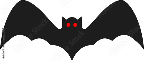 Dark bat animal