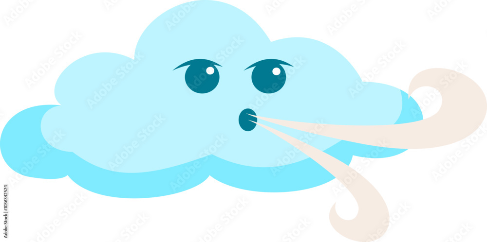 Naklejka premium Cute Cloud