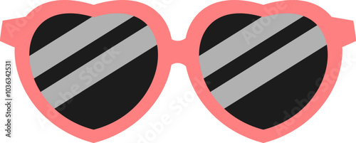 Heart shaped sunglasses