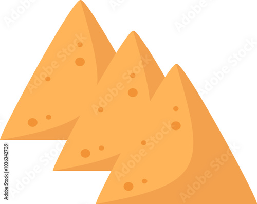 Samosas Indian street food