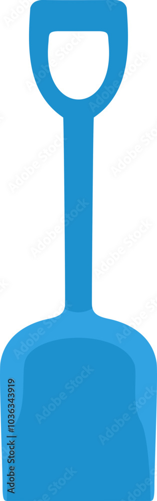 Plastic shovel toy for playing with sand