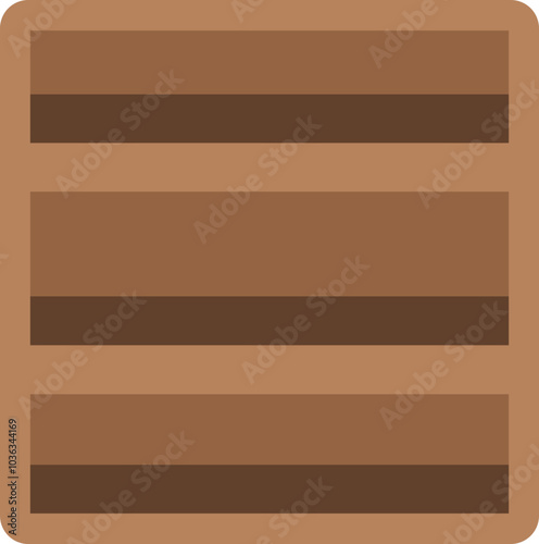 Empty Wooden Shelves
