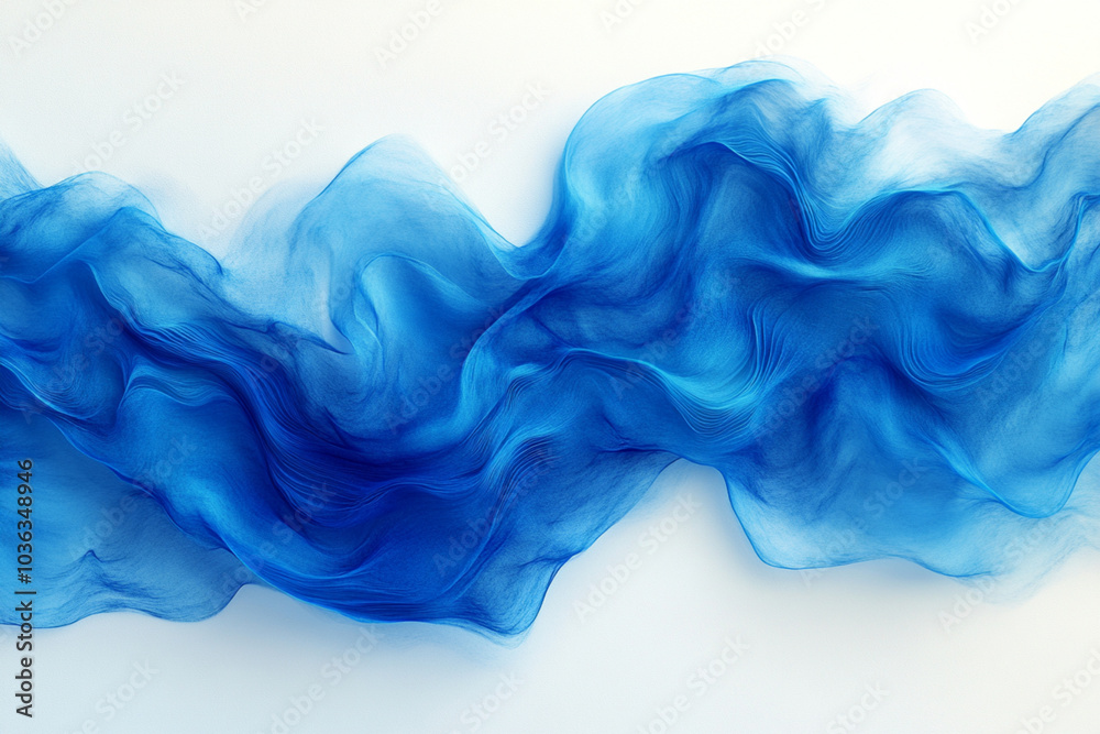 A blue wave is shown in the image A blue wave is shown in the image