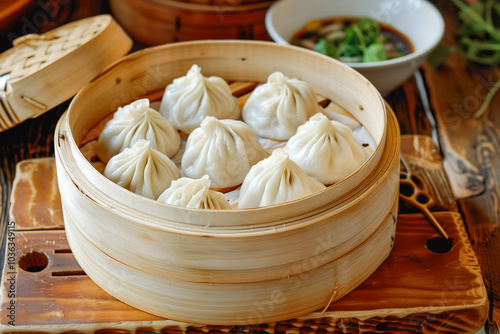 chinese dim sum - Xiaolongbao. Chinese cuisine concept.